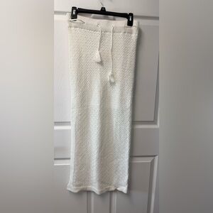 Hunter & Brown half lined crochet skirt Size M